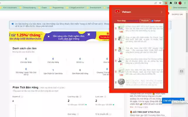 Auto boost Shopee products  from Chrome web store to be run with OffiDocs Chromium online