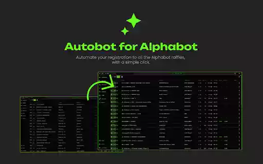 Autobot for Alphabot from Chrome web store to be run with OffiDocs Chromium online Autobot for Alphabot from Chrome web store to be run with OffiDocs Chromium online