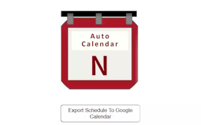 Auto Calendar for NEU Banner  from Chrome web store to be run with OffiDocs Chromium online