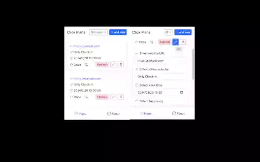 Auto Click Button  from Chrome web store to be run with OffiDocs Chromium online