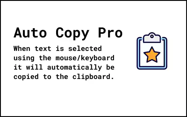Auto Copy Pro  from Chrome web store to be run with OffiDocs Chromium online