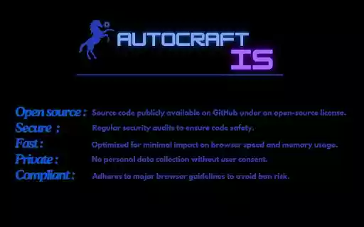 AutoCraft Pixels crafting bot  from Chrome web store to be run with OffiDocs Chromium online