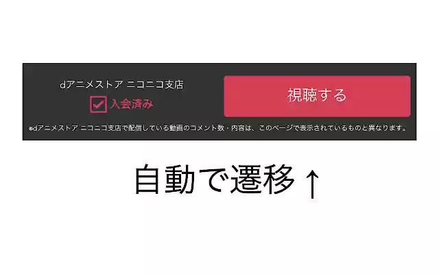 auto d anime (niconico)  from Chrome web store to be run with OffiDocs Chromium online