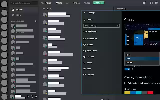 Auto Dark Theme für Discord aus dem Chrome-Webshop zur Ausführung mit OffiDocs Chromium online