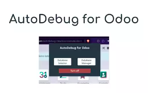 AutoDebug for Odoo from Chrome web store to be run with OffiDocs Chromium online AutoDebug for Odoo from Chrome web store to be run with OffiDocs Chromium online