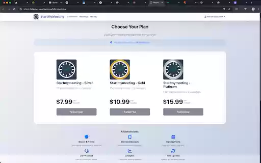 Auto Join Calendar Meetings StartMyMeeting  from Chrome web store to be run with OffiDocs Chromium online