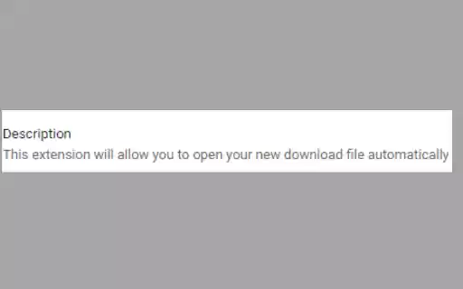 Automatically Open New Downloads  from Chrome web store to be run with OffiDocs Chromium online