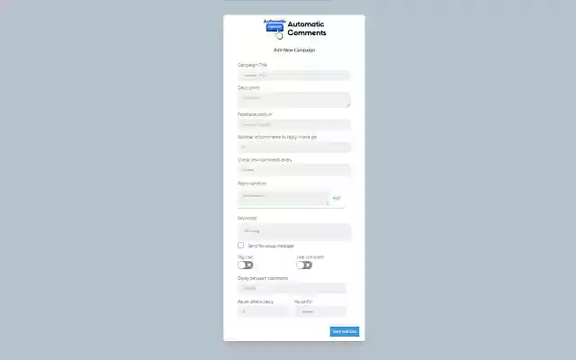 Automatic Commentsin Chrome with by OffiDocs for