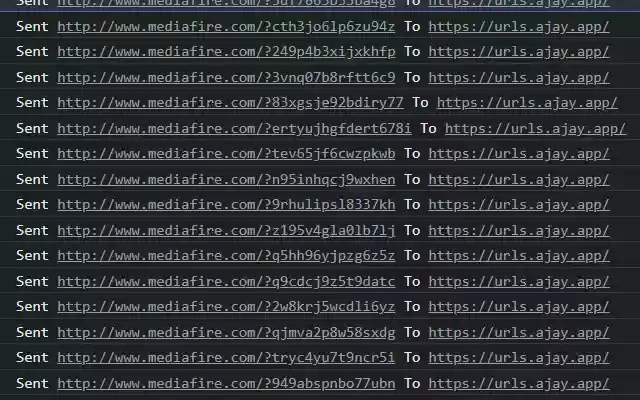 Automatic Mediafire Link Archiver  from Chrome web store to be run with OffiDocs Chromium online