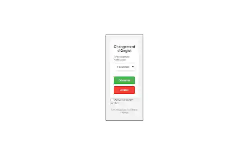 Automatiser le Changement dOnglet  from Chrome web store to be run with OffiDocs Chromium online