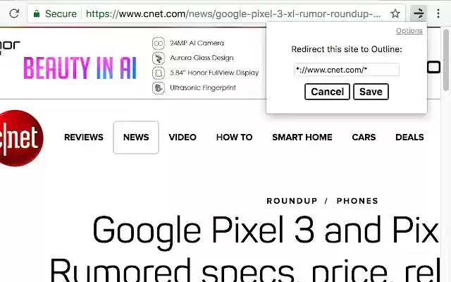 Auto Outline  from Chrome web store to be run with OffiDocs Chromium online