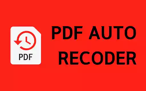 Auto PDF Recorder  from Chrome web store to be run with OffiDocs Chromium online