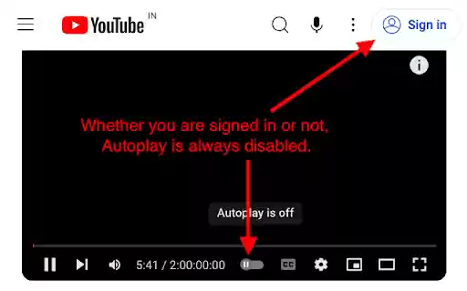 Autoplay off  from Chrome web store to be run with OffiDocs Chromium online