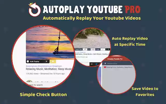 Autoplay Youtube Pro | Auto Replay on Youtube  from Chrome web store to be run with OffiDocs Chromium online