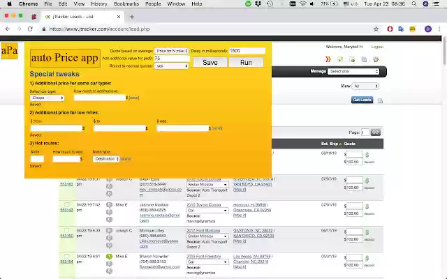 auto Price App from Chrome web store to be run with OffiDocs Chromium online auto Price App from Chrome web store to be run with OffiDocs Chromium online
