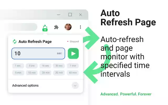 Auto Refresh Page  from Chrome web store to be run with OffiDocs Chromium online