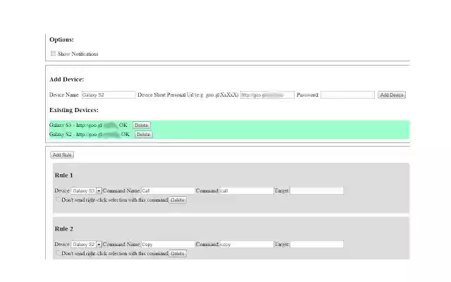 AutoRemote  from Chrome web store to be run with OffiDocs Chromium online