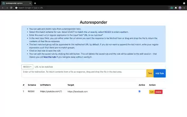 AutoResponder Chrome from Chrome web store to be run with OffiDocs Chromium online AutoResponder Chrome from Chrome web store to be run with OffiDocs Chromium online