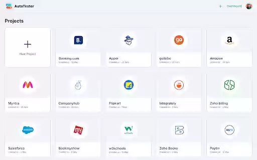 AutoTester  from Chrome web store to be run with OffiDocs Chromium online
