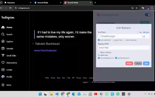 Auto Text Replacer  from Chrome web store to be run with OffiDocs Chromium online