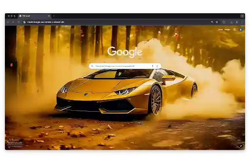 Autumn Forest Drift on a Lamborghini (Live Wallpaper)  from Chrome web store to be run with OffiDocs Chromium online