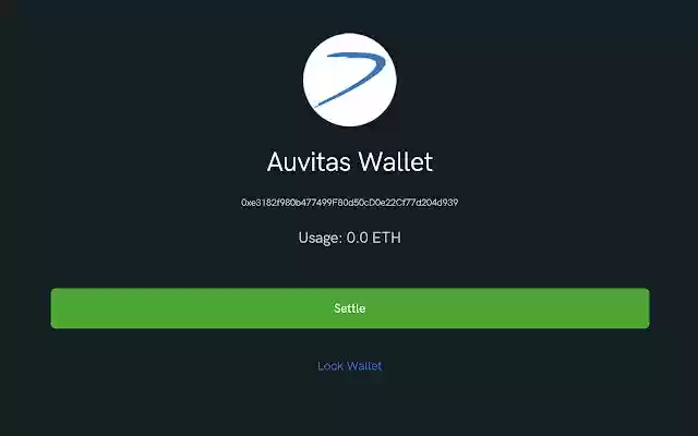 Auvitas Wallet  from Chrome web store to be run with OffiDocs Chromium online