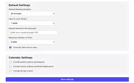 Availability Slots  from Chrome web store to be run with OffiDocs Chromium online