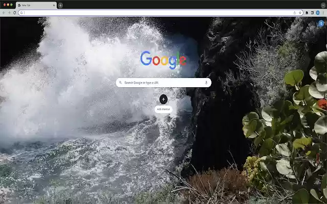 A Wave In A Cave Theme  from Chrome web store to be run with OffiDocs Chromium online