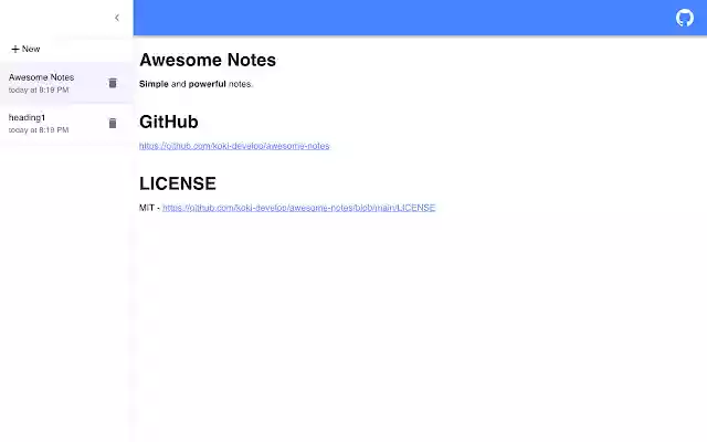 Awesome notes from Chrome web store to be run with OffiDocs Chromium online Awesome notes from Chrome web store to be run with OffiDocs Chromium online
