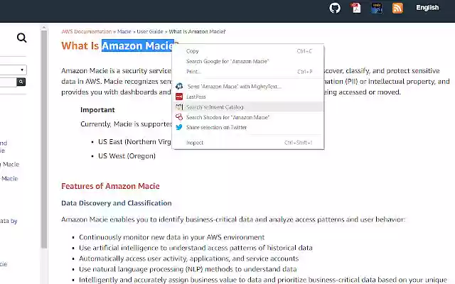 AWS re:Invent Catalog Search from Chrome web store to be run with OffiDocs Chromium online AWS re:Invent Catalog Search from Chrome web store to be run with OffiDocs Chromium online
