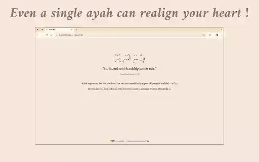 AyahTabs  from Chrome web store to be run with OffiDocs Chromium online