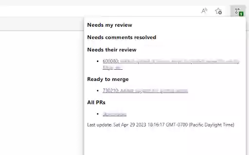 Azure DevOps PR Assistant  from Chrome web store to be run with OffiDocs Chromium online