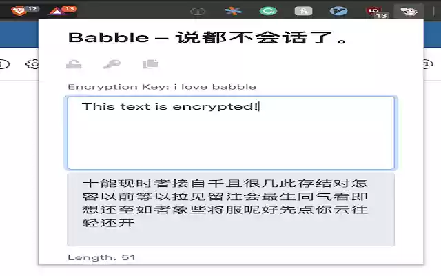 Babble  from Chrome web store to be run with OffiDocs Chromium online