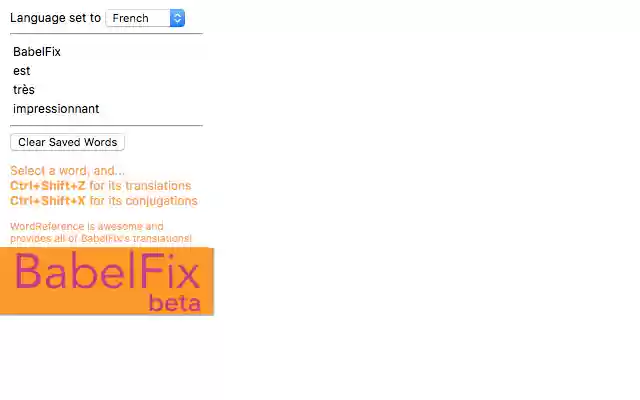 BabelFix from Chrome web store to be run with OffiDocs Chromium online BabelFix from Chrome web store to be run with OffiDocs Chromium online