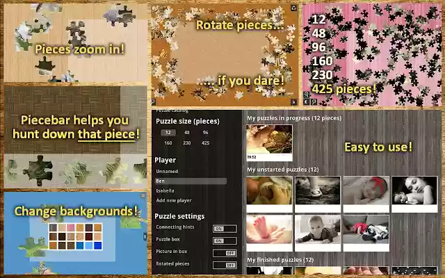 Babies Jigsaw Puzzles from Chrome web store to be run with OffiDocs Chromium online Babies Jigsaw Puzzles from Chrome web store to be run with OffiDocs Chromium online