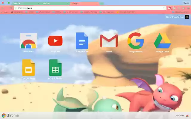 Baby Dragons uit de Chrome-webwinkel wordt uitgevoerd met OffiDocs Chromium online