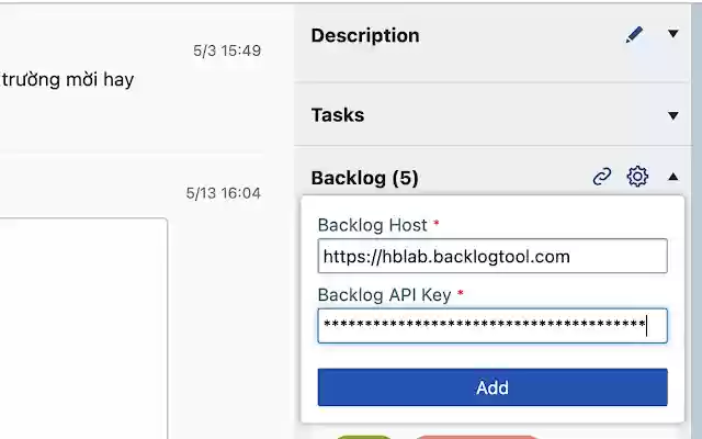 Backlog lightweight for Chatwork from Chrome web store to be run with OffiDocs Chromium online Backlog lightweight for Chatwork from Chrome web store to be run with OffiDocs Chromium online