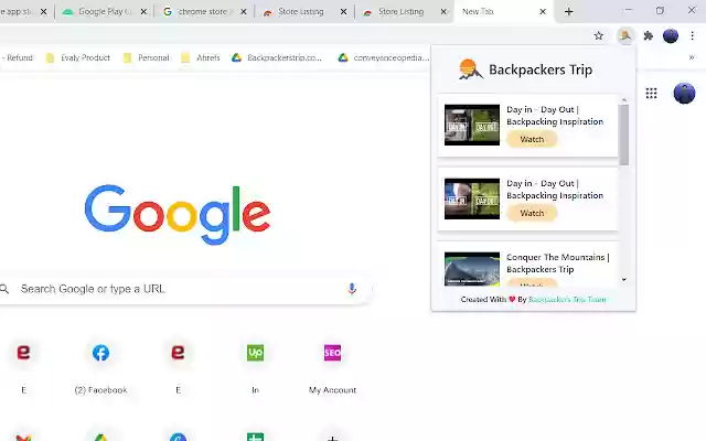 Backpackers Trip  from Chrome web store to be run with OffiDocs Chromium online