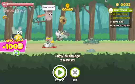 Bacon May Die Game Unleash Your Inner Warrior Pig!  from Chrome web store to be run with OffiDocs Chromium online