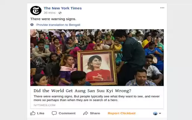 BaitBuster  from Chrome web store to be run with OffiDocs Chromium online