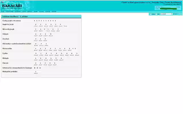 Bakalaris  from Chrome web store to be run with OffiDocs Chromium online