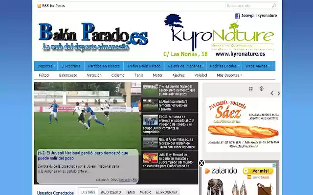 BalónParado.es  from Chrome web store to be run with OffiDocs Chromium online