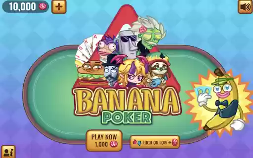 Banana Poker Game  from Chrome web store to be run with OffiDocs Chromium online