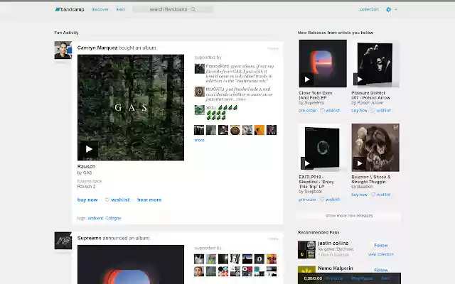 Bandcamp Feed Playlist from Chrome web store to be run with OffiDocs Chromium online Bandcamp Feed Playlist from Chrome web store to be run with OffiDocs Chromium online