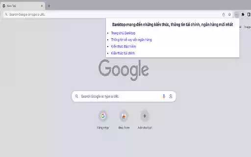 BankTop  from Chrome web store to be run with OffiDocs Chromium online