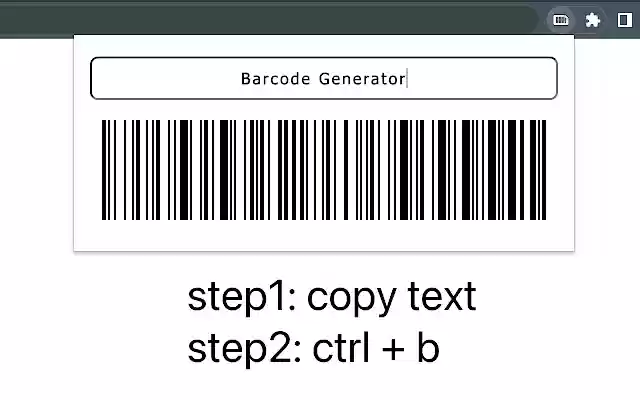 barcode generator  from Chrome web store to be run with OffiDocs Chromium online