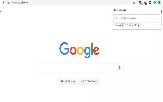 Base64Extension  from Chrome web store to be run with OffiDocs Chromium online