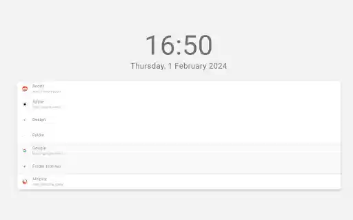 Basic Bookmark Homepage  from Chrome web store to be run with OffiDocs Chromium online