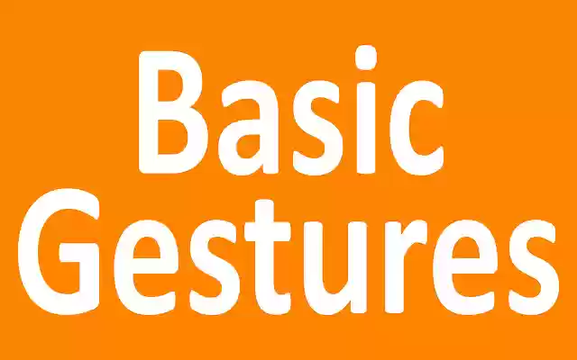 Basic Gestures  from Chrome web store to be run with OffiDocs Chromium online