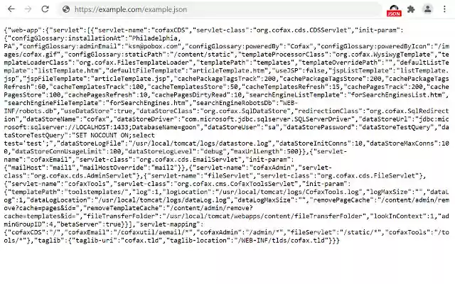 Basic JSON Formatter  from Chrome web store to be run with OffiDocs Chromium online